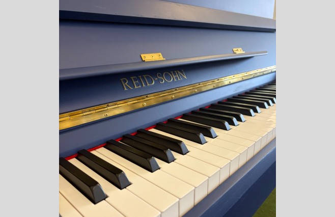 Reid Sohn Hornblower Blue RS115 Upright Piano, Used - All Inclusive Premium Package (SN:IJ0A00949) - Image 6